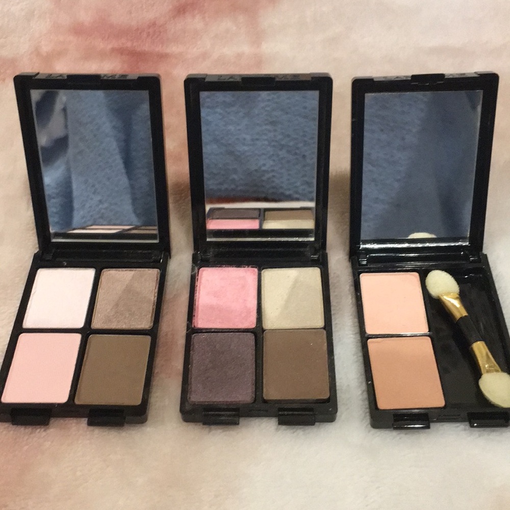 Lancome Cosmetics Bundle 3 eyeshadow quads.